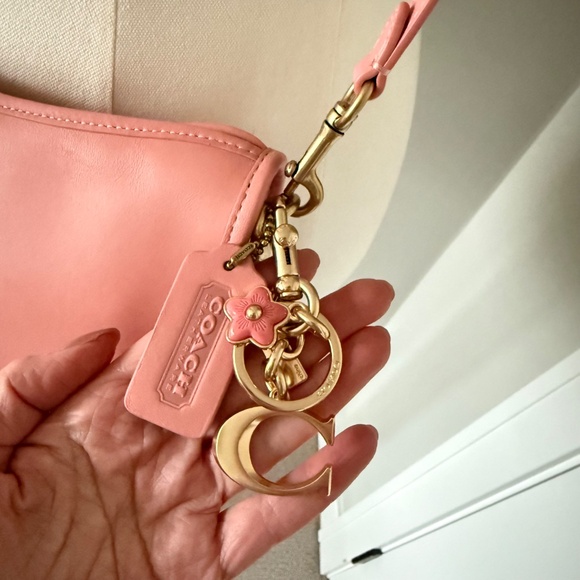 Coach Swinger Bag With Chain in Candy Pink and Brass (NWOT) - Picture 5 of 14